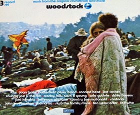 Thumbnail of VARIOUS ARTISTS - Woodstock 69 Original Movie Soundtrack ( France ) album front cover
