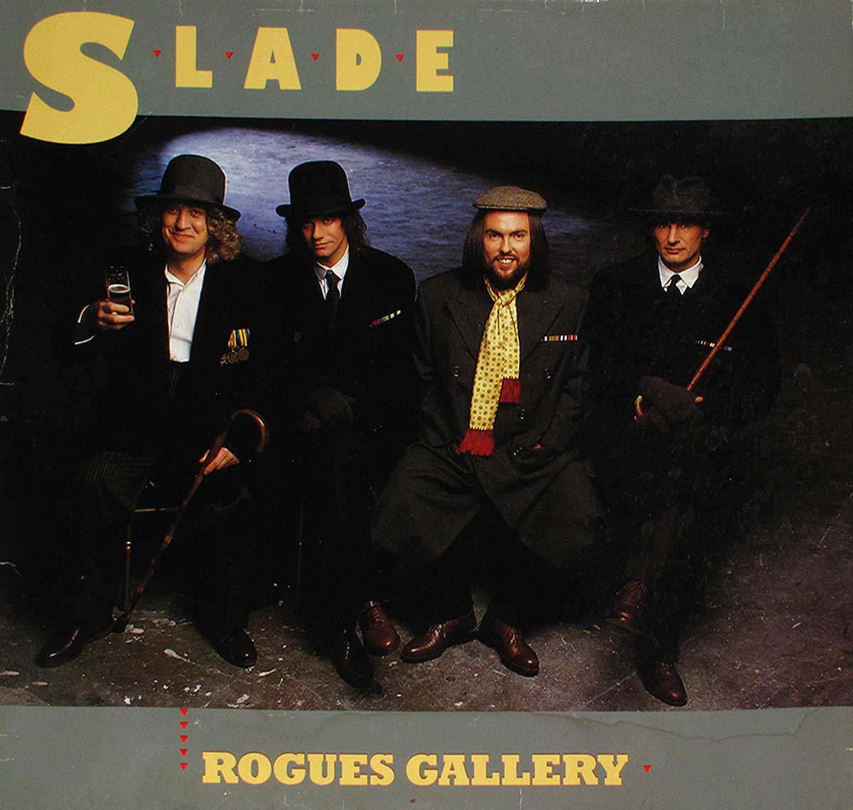large album front cover photo of: SLADE - ROGUES GALLERY 