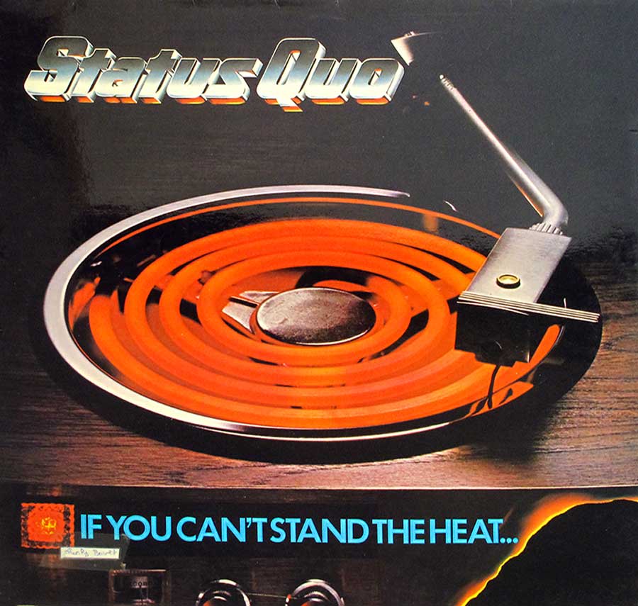 large album front cover photo of: STATUS QUO If You Can't Stand The Heat GATEFOLD 12" Vinyl LP Album 