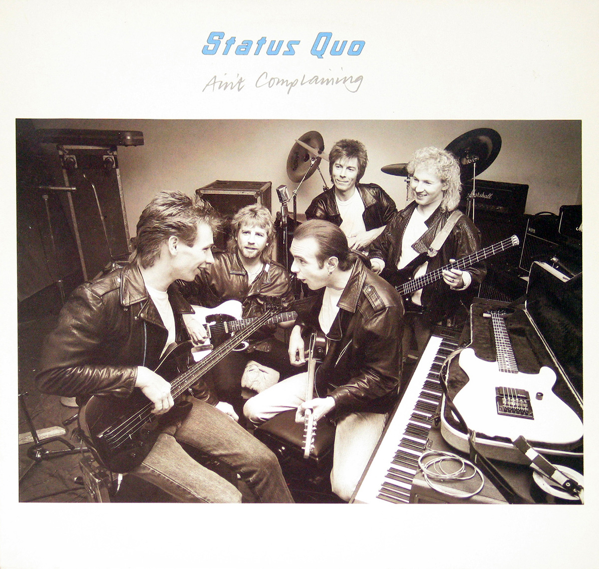 large album front cover photo of: Status Quo Ain't Complaining  