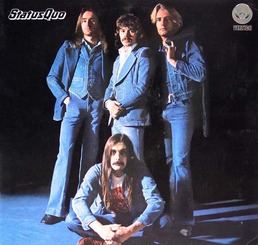 STATUS QUO - Blue For You German Release 12" Vinyl LP Album album front cover