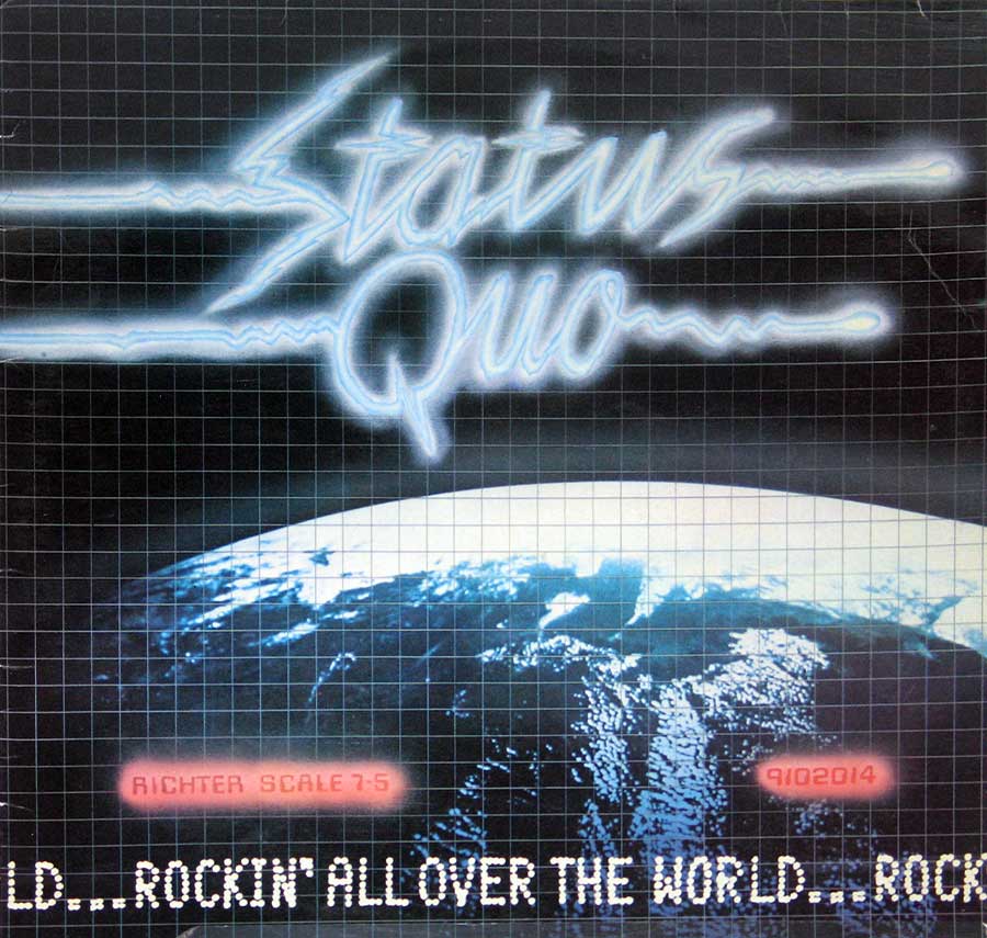 STATUS QUO - Rockin' All Over The World 12" Vinyl LP Album album front cover