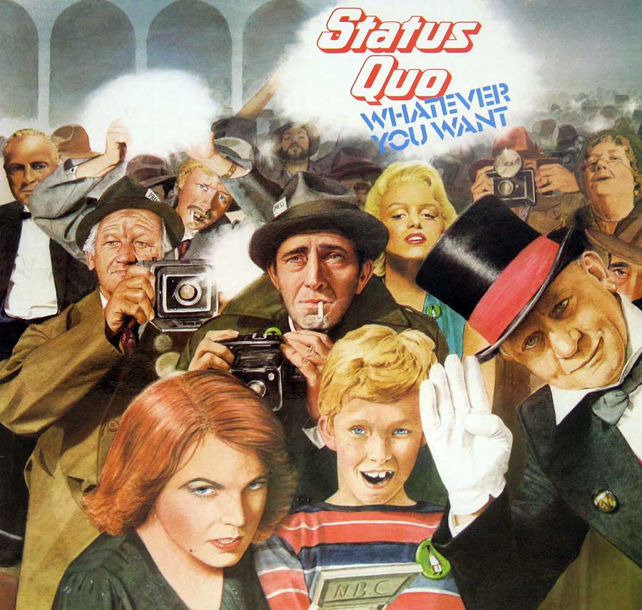 large album front cover photo of: Status Quo Whatever You Want 12" Vinyl LP Album< 