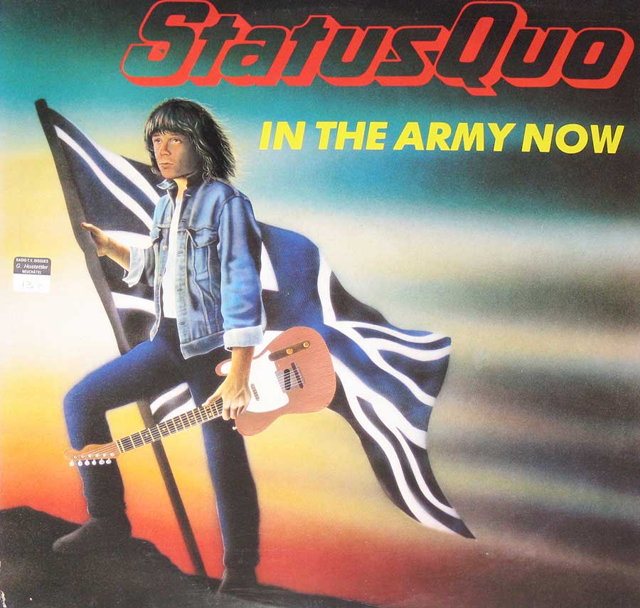large album front cover photo of: Status Quo In The Army Now 