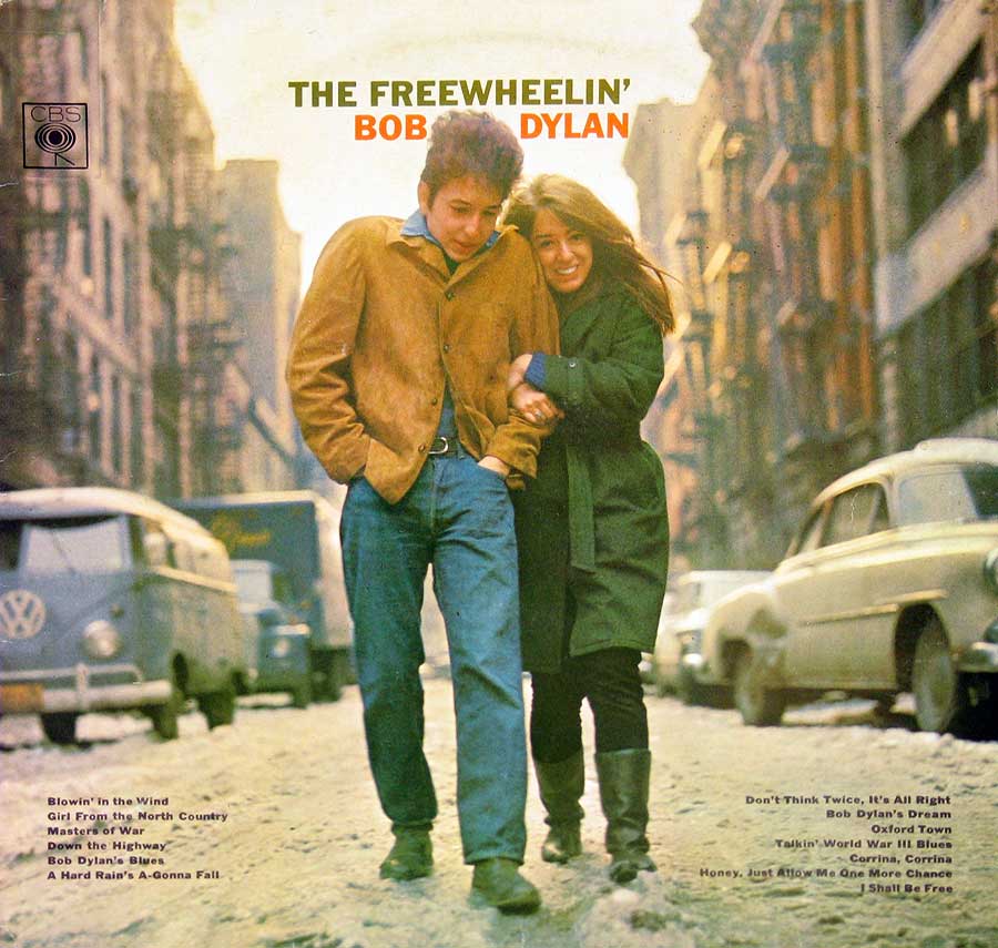 BOB DYLAN - The Freewheelin' Bob Dylan 12" vinyl LP  front cover
