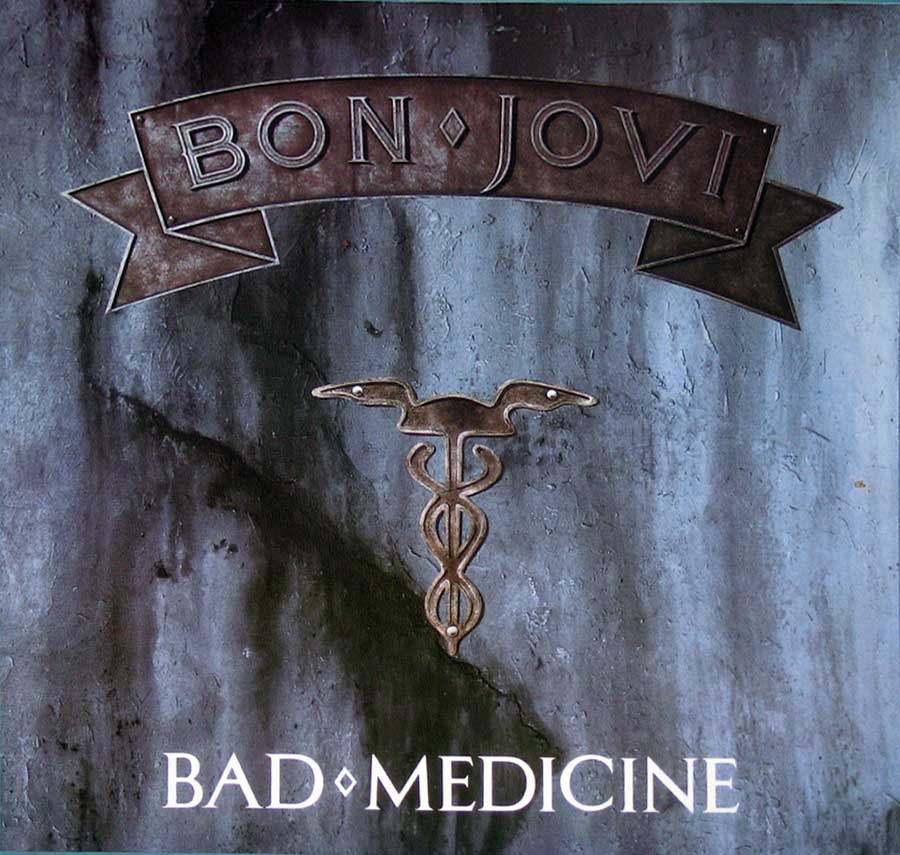 BON JOVI - Bad Medicine 12" Vinyl EP Album front cover