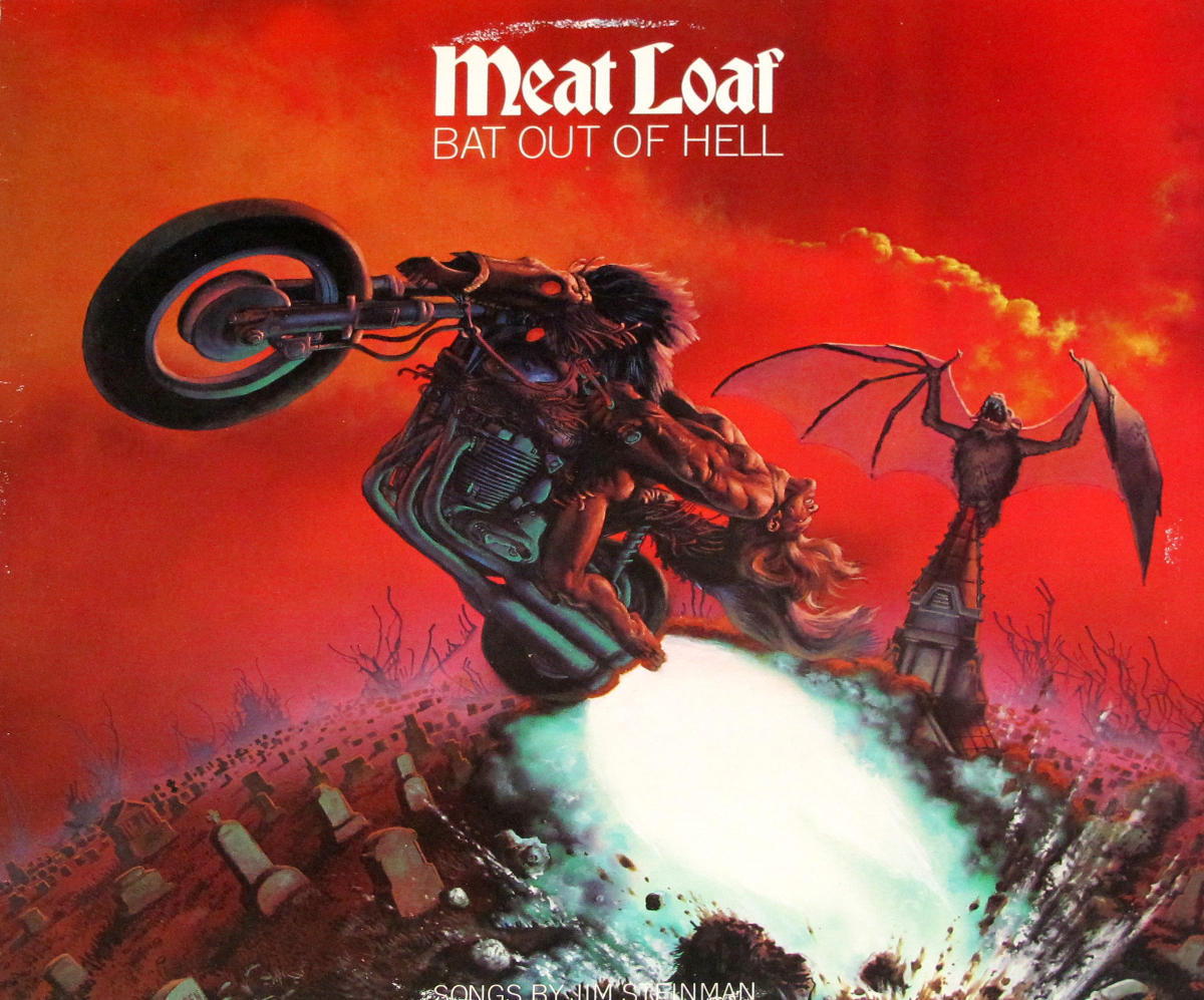 large photo of the album front cover of: MEAT LOAF - Bat Out Of Hell 