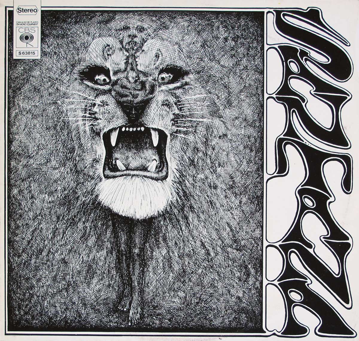 SANTANA SelfTitled Lion Head Latin Rock Album Cover Gallery & 12