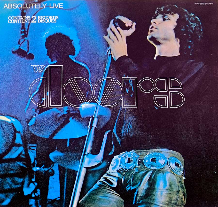 Front Cover Photo Of THE DOORS  - Absolutely Live 2Lp Red Label