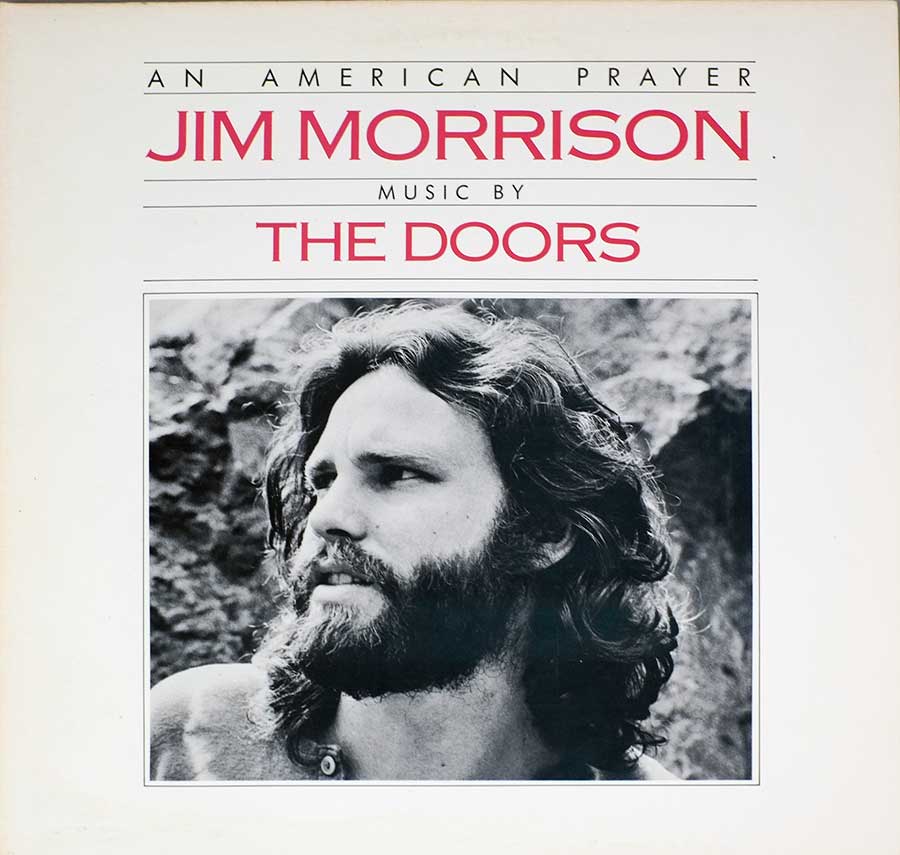 THE DOORS - An American Prayer Jim Morrison Gatefold 12" LP Vinyl Album front cover https://vinyl-records.nl