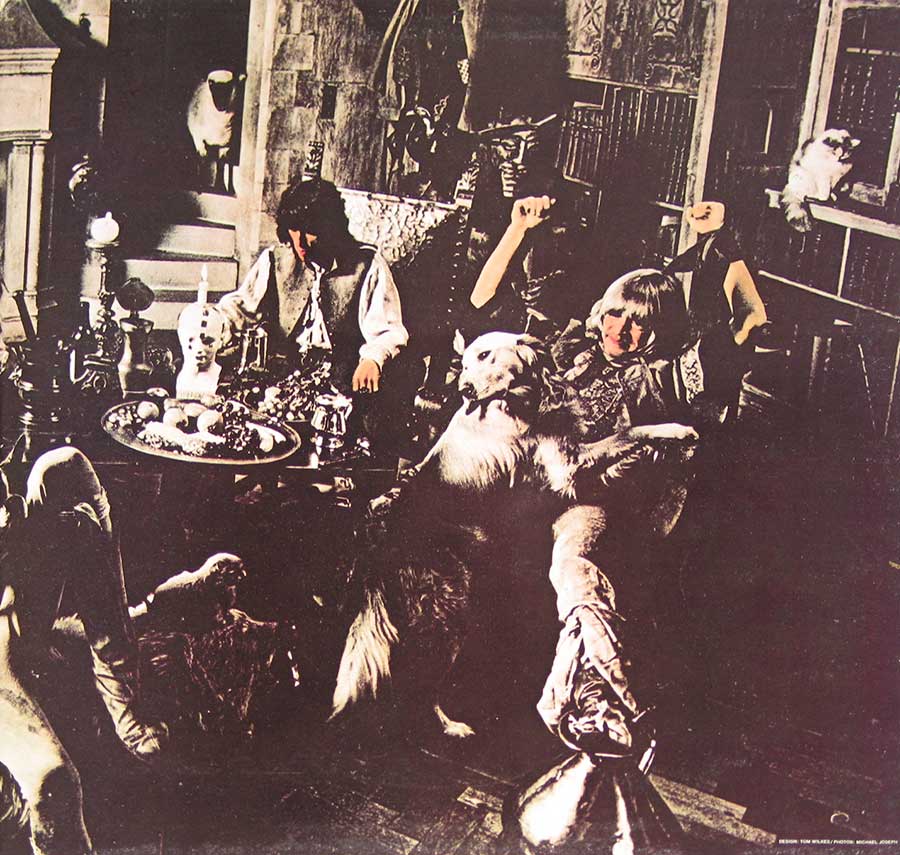 Photo of the right page inside cover ROLLING STONES - Beggars Banquet DECCA FFSS 