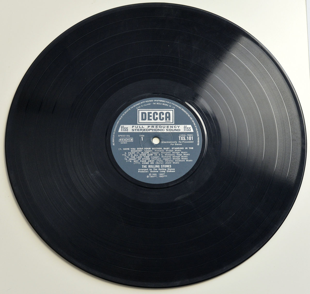 ROLLING STONES Big Hits High Tide And Green Grass Rare 1974 German 