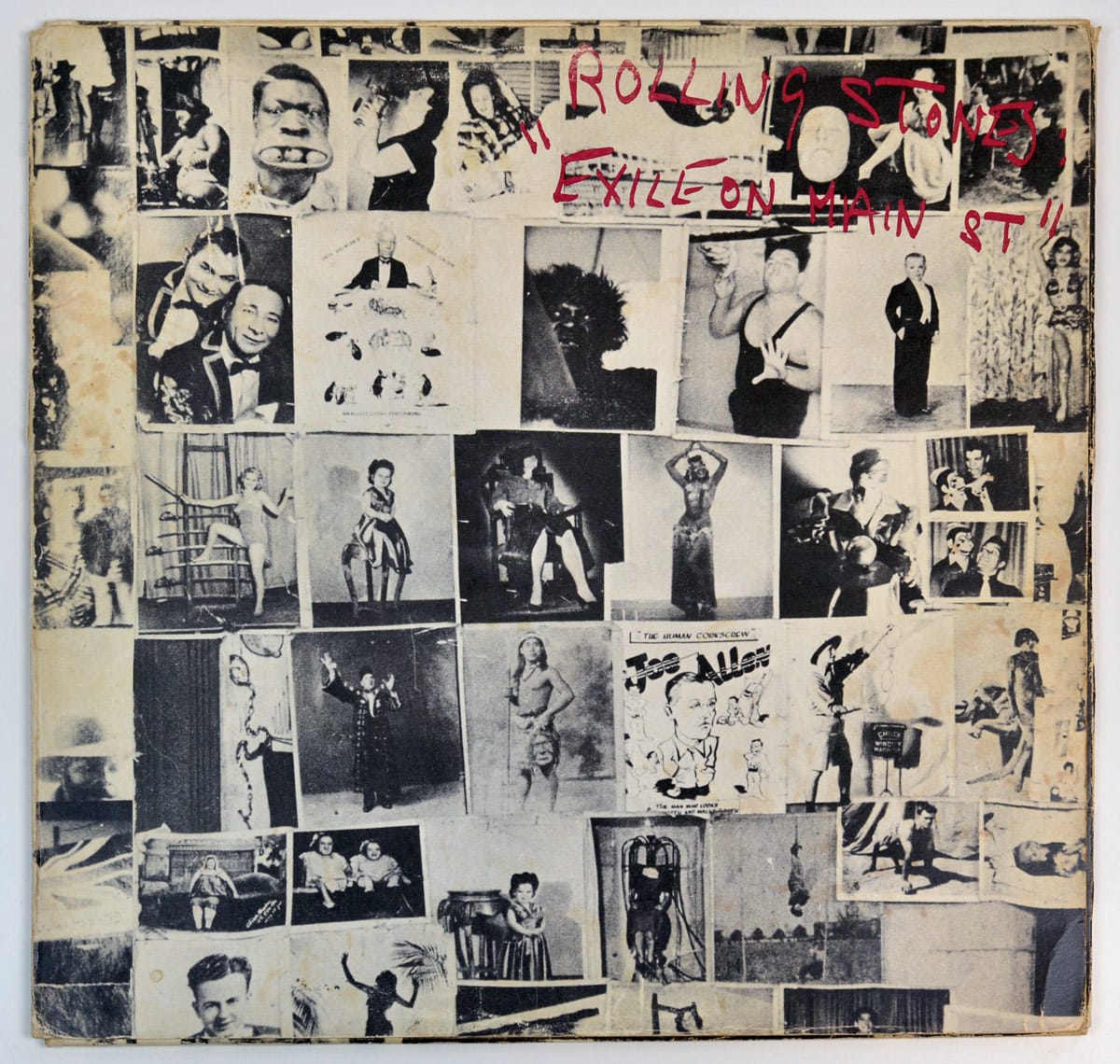 Front Cover Photo Of ROLLING STONES Exile on Main Street  