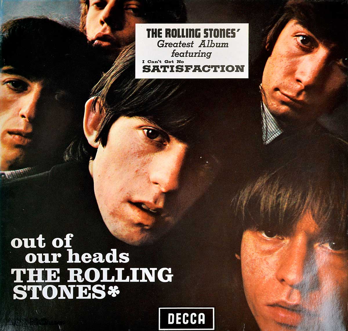 Album Front Cover  Photo of "THE ROLLING STONES – Out Of Our Heads" 