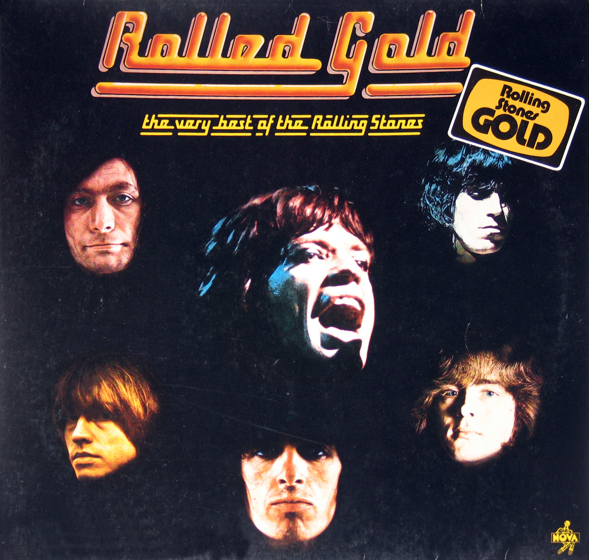 Front Cover Photo Of Rolling Stones - Rolled Gold Nova Records