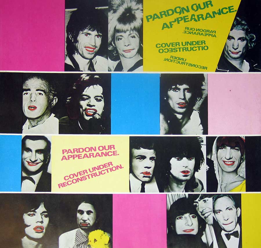 Photo of album back cover ROLLING STONES - Some Girls Italy