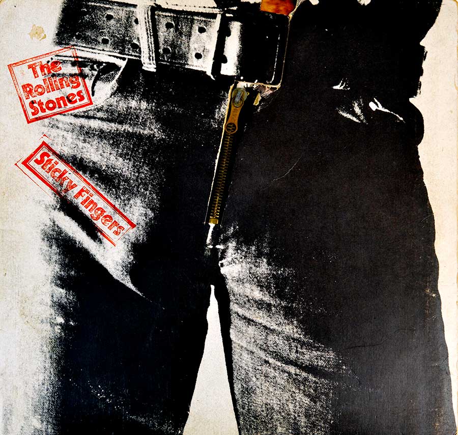 Front Cover Photo Of ROLLING STONES - Sticky Fingers Real Zipper Netherlands