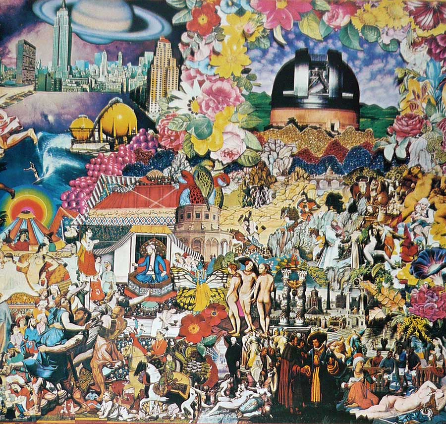 Photo of the right page inside cover ROLLING STONES - Their Satanic Majesties Request 