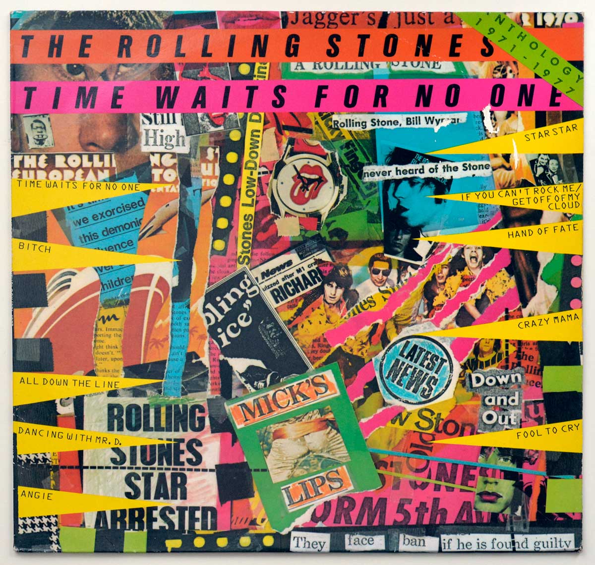 High Resolution Photo A0709 ROLLING STONES - Time Waits For No One ( Netherlands ) 