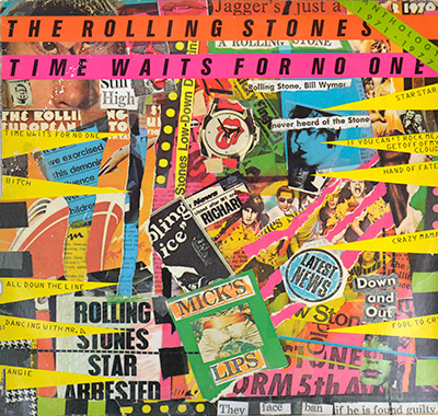 ROLLING STONES - Time Waits For No One  (1979 Germany) 
 album front cover vinyl record