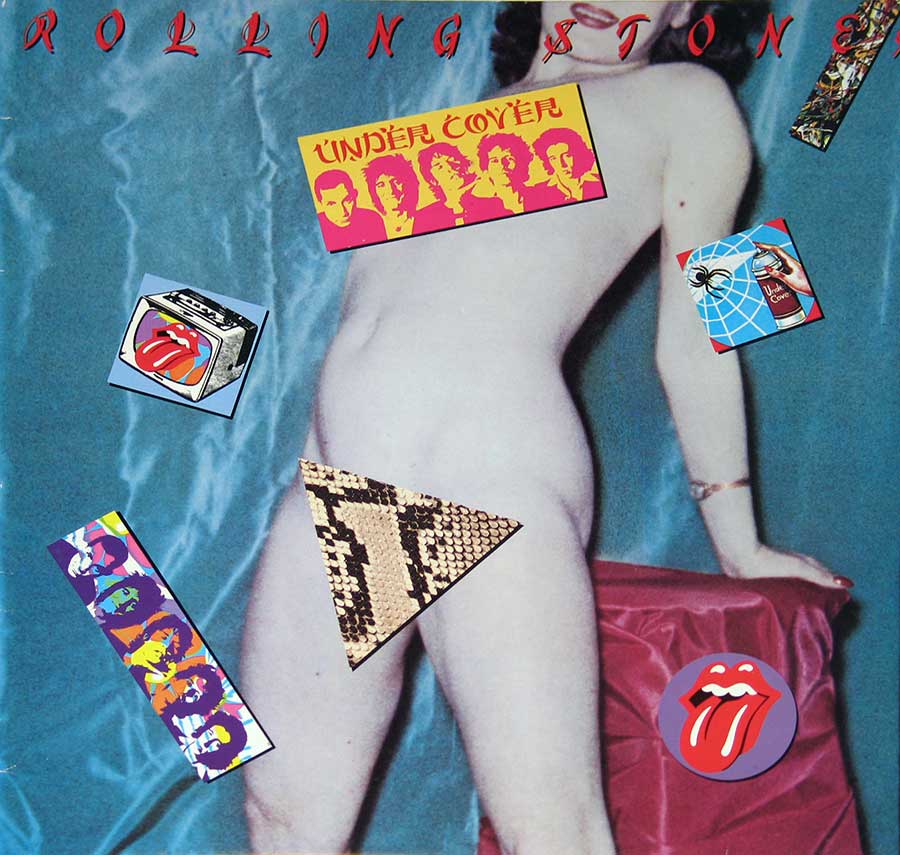 Front Cover Photo Of ROLLING STONES . Undercover French Sexy Album Cover