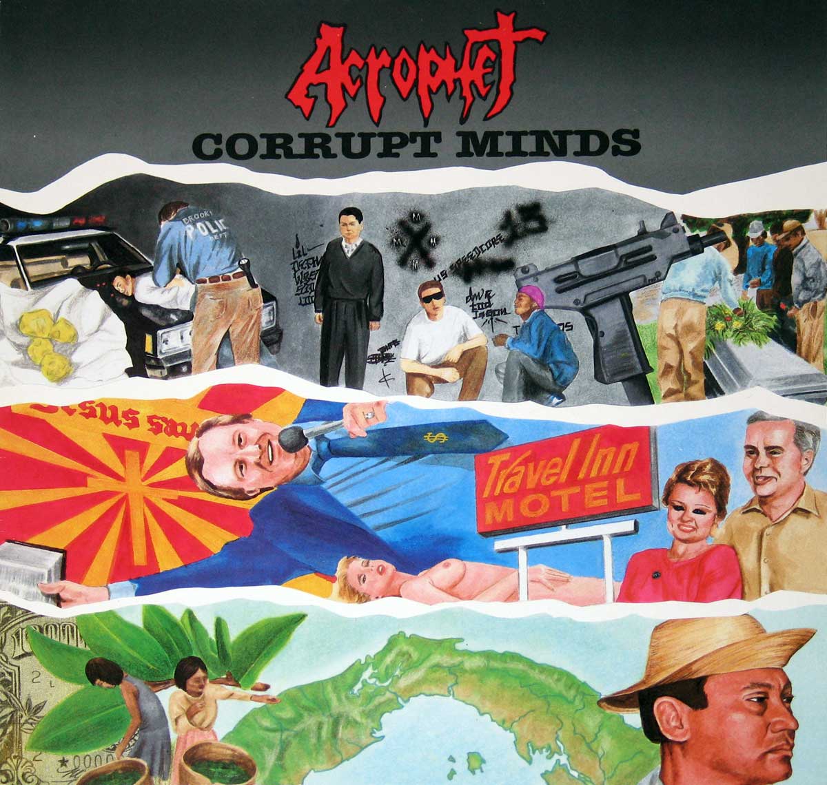 large album front cover photo of: Acrophet Corrupt Minds 