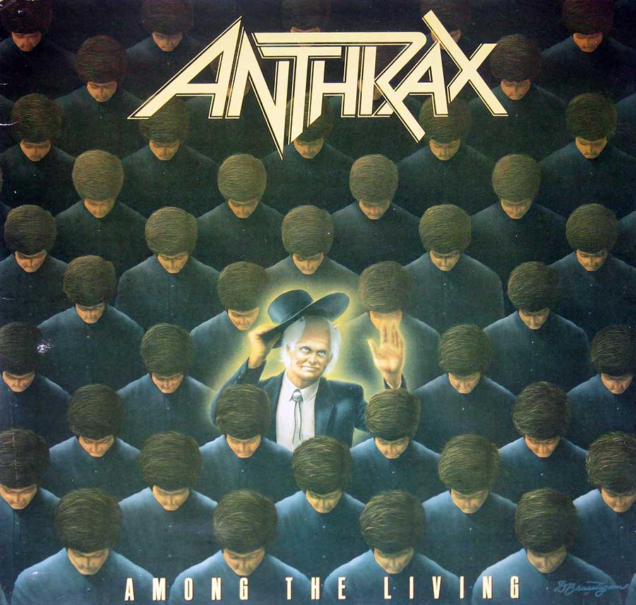 Front Cover Photo Of ANTHRAX - Among The Living Canada 12" Vinyl LP Album