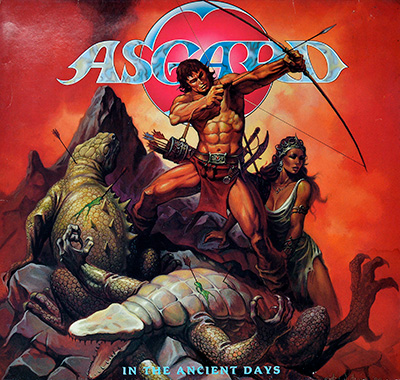 ASGARD - In the Ancient Days album front cover vinyl record