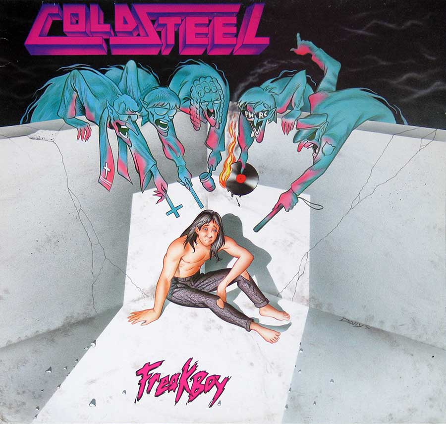 COLDSTEEL - Freakboy Thrash Metal 12" Vinyl LP Album front cover https://vinyl-records.nl