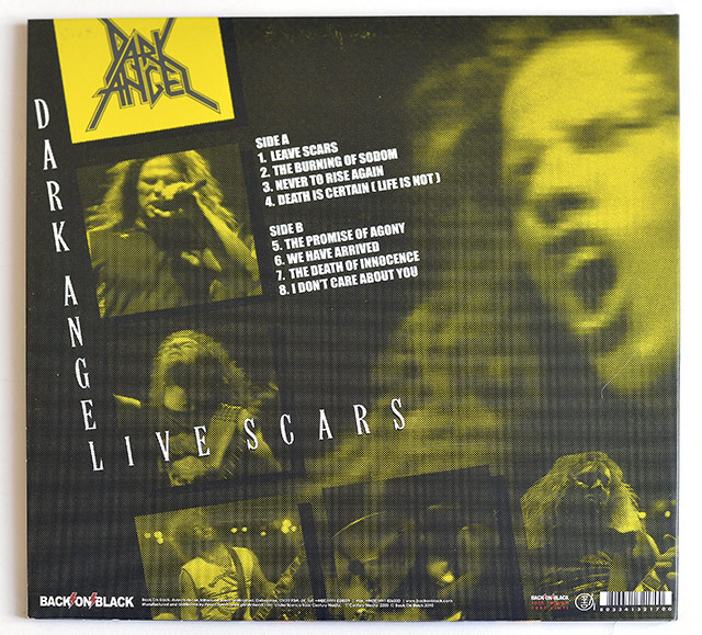 Album Back Cover Photo DARK ANGEL - Live Scars Vinyl Record Store https://vinyl-records.nl//