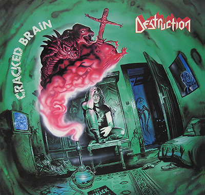 DESTRUCTION - Cracked Brain  album front cover vinyl record