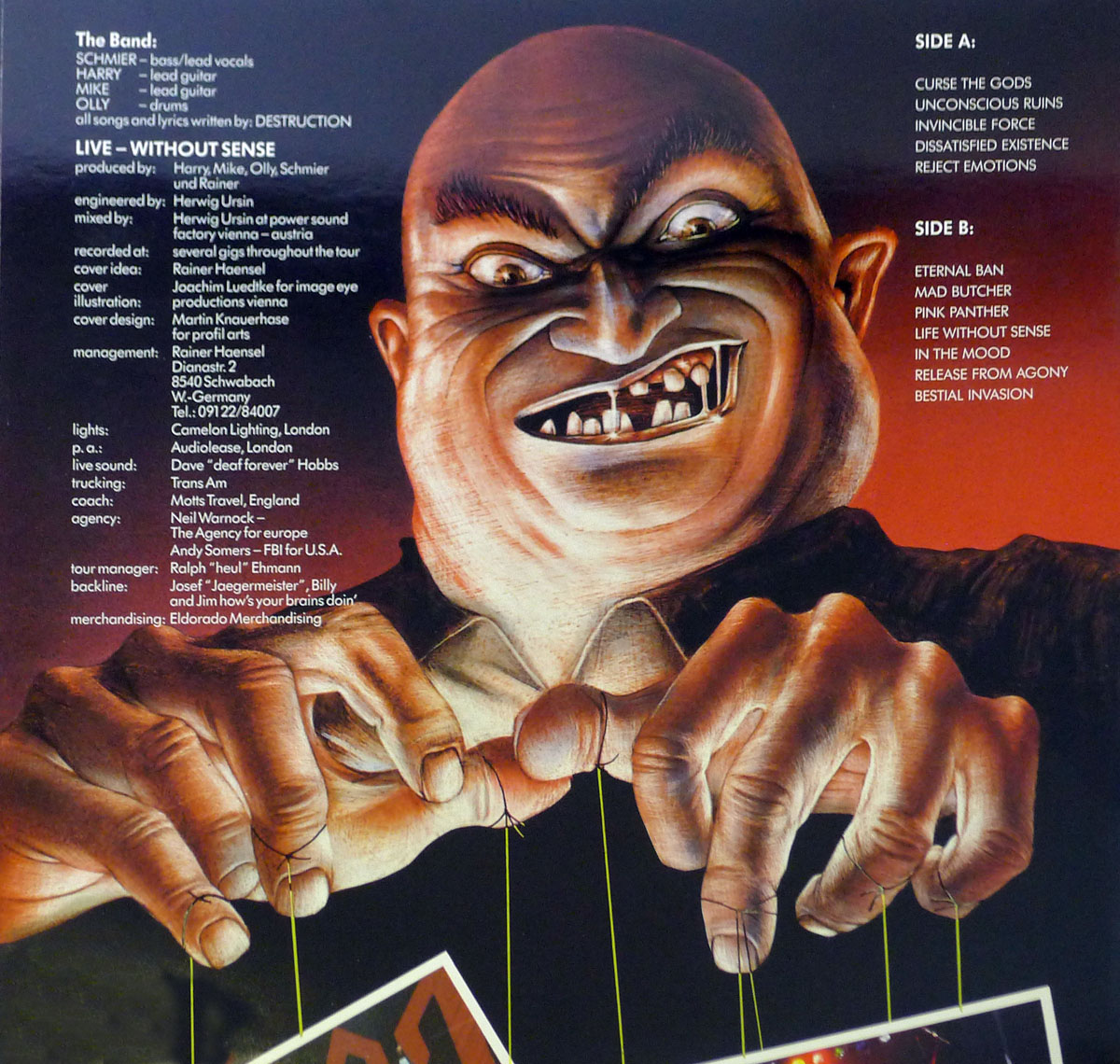 Destruction Live Without Sense (1989) – The Wild Teutonic Thrash 