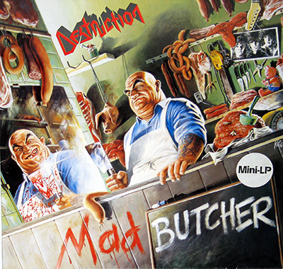 DESTRUCTION - Mad Butcher album front cover vinyl record