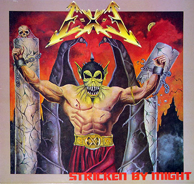 EXE - Stricken by Might album front cover vinyl lp album https://vinyl-records.nl