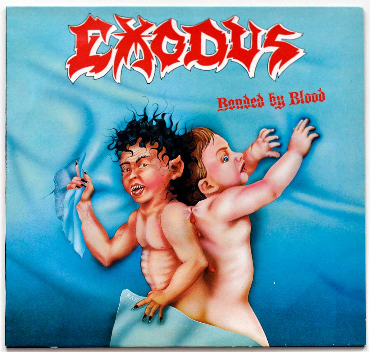 High Resolution Photo #10 EXODUS - Bonded By Blood ( 1985 Made in France )  https://vinyl-records.nl 