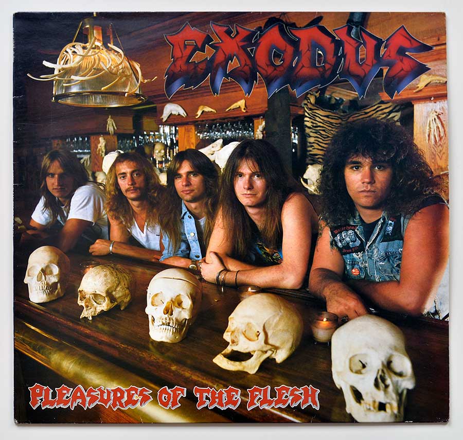 EXODUS - Pleasures of the Flesh 12" Vinyl LP Album front cover https://vinyl-records.nl