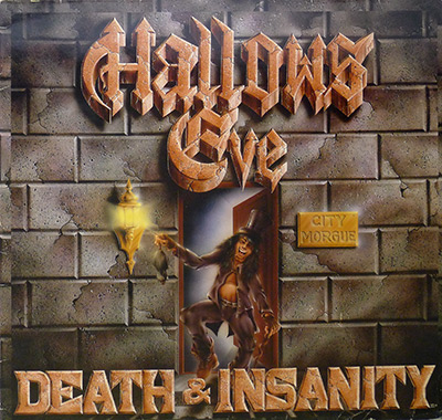 HALLOWS EVE - Death and Insanity album front cover vinyl record