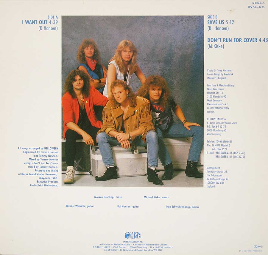 High Resolution Photo of Album Cover, Inners, Vinyl and Record labels 