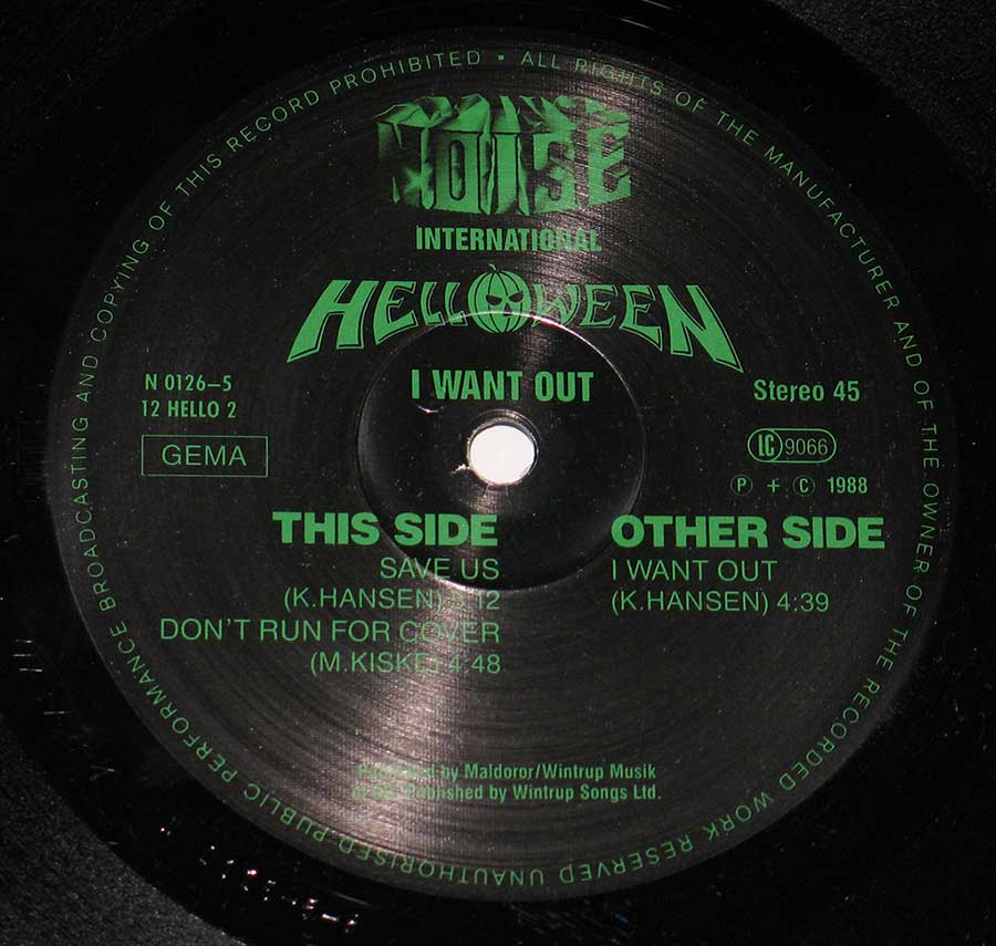 High Resolution Photo of Album Cover, Inners, Vinyl and Record labels 