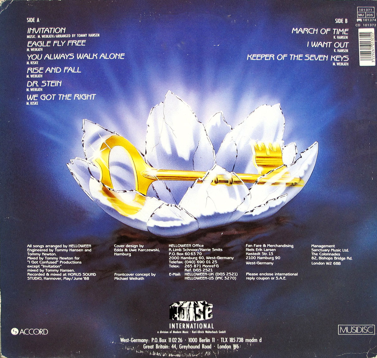 High Resolution Photo of Album Cover, Inners, Vinyl and Record labels 