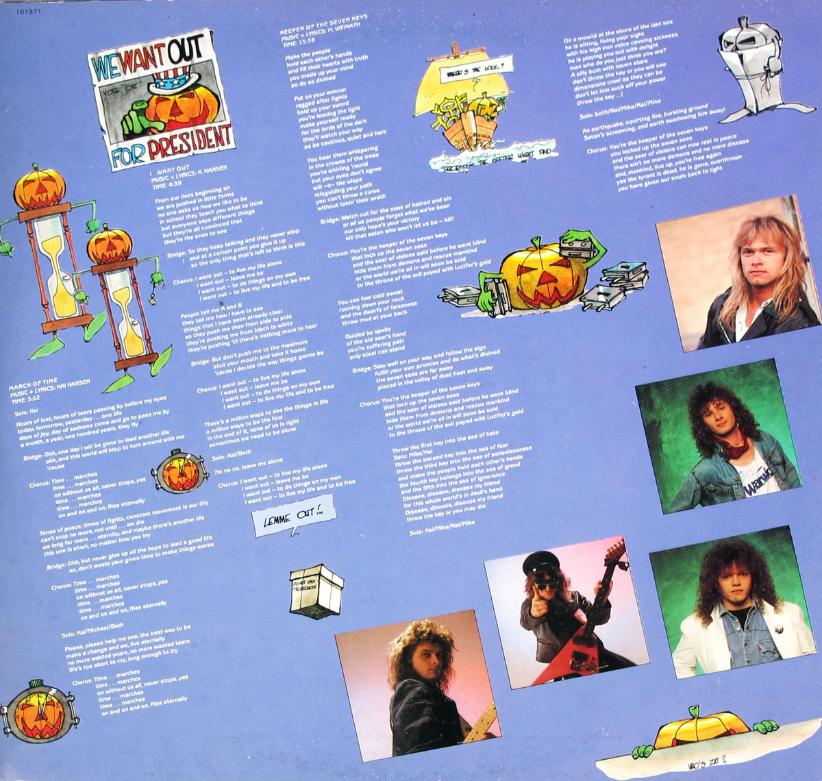High Resolution Photo of Album Cover, Inners, Vinyl and Record labels 