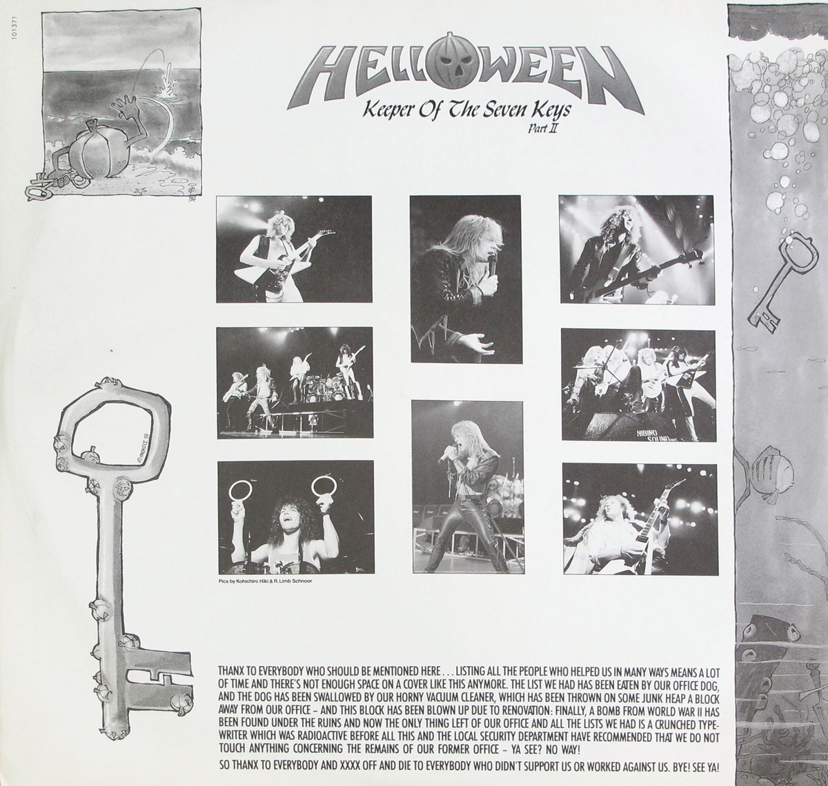 High Resolution Photo of Album Cover, Inners, Vinyl and Record labels 