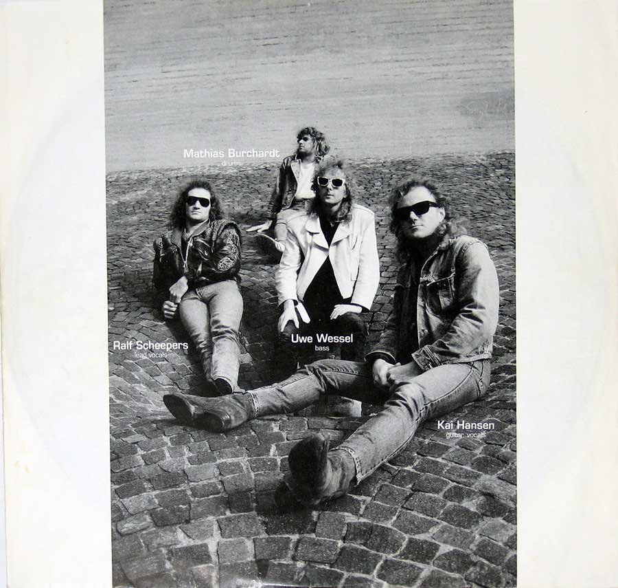 Photo One Of The Original Custom Inner Sleeve Kai Hansen / Gamma Ray - Heading for Tomorrow- 