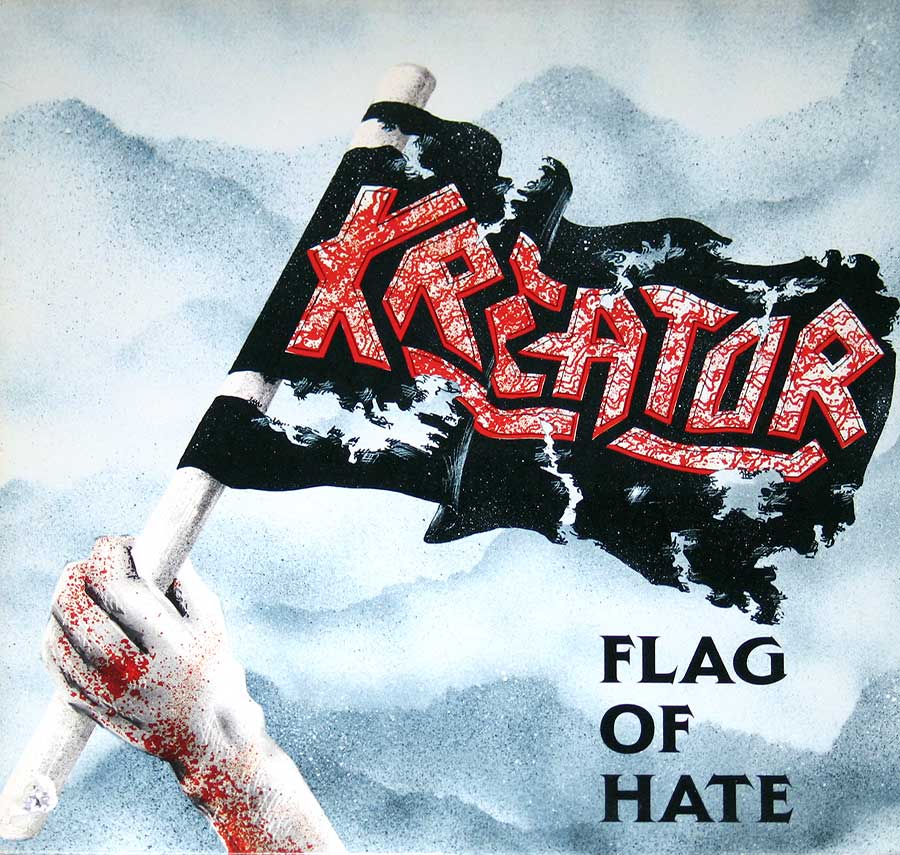 Front Cover Photo Of KREATOR - Flag Of Hate ( 1986 , USA ) 12" Vinyl LP Album 
