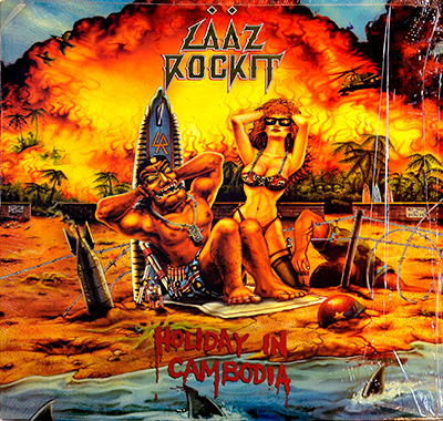 Thumbnail Of  LÄÄZ ROCKIT - Holiday in Cambodja 12" Vinyl EP album front cover