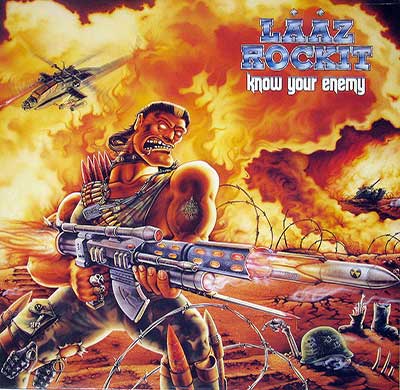 Thumbnail Of  Lääz Rockit - Know Your Enemy 12" Vinyl LP album front cover