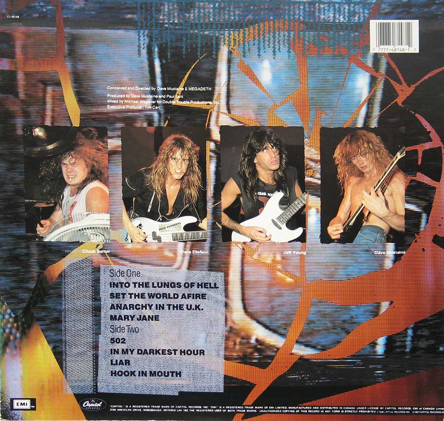 High Resolution Photo Megadeth So Far So Good So What ( Canadian Release ) Vinyl Record