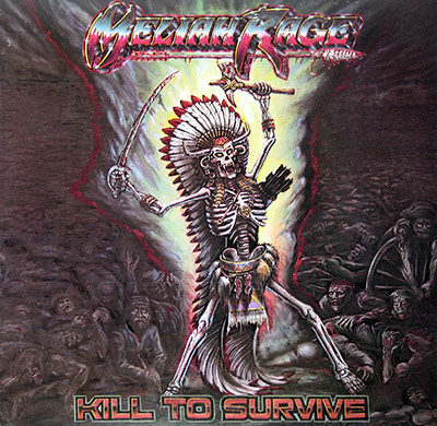 MELIAH - Rage Kill to Survive album front cover vinyl LP album https://vinyl-records.nl