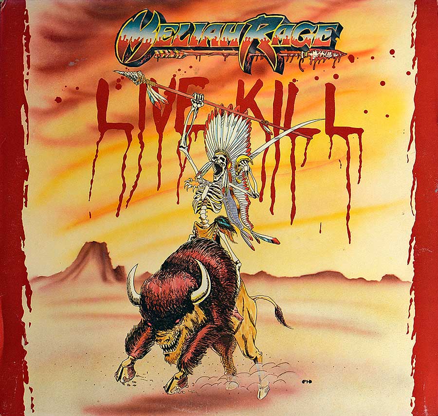 MELIAH RAGE - Live Kill (Single Sided) 12" LP Album Vinyl  front cover https://vinyl-records.nl