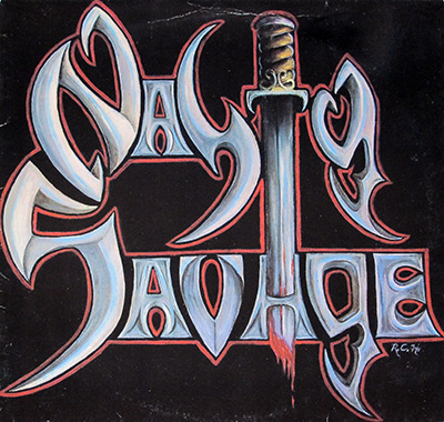 NASTY SAVAGE - S/T Self-Titled  album front cover vinyl record